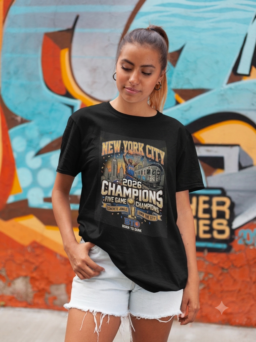 NYC "Five-Game" Championship Heavyweight Tee