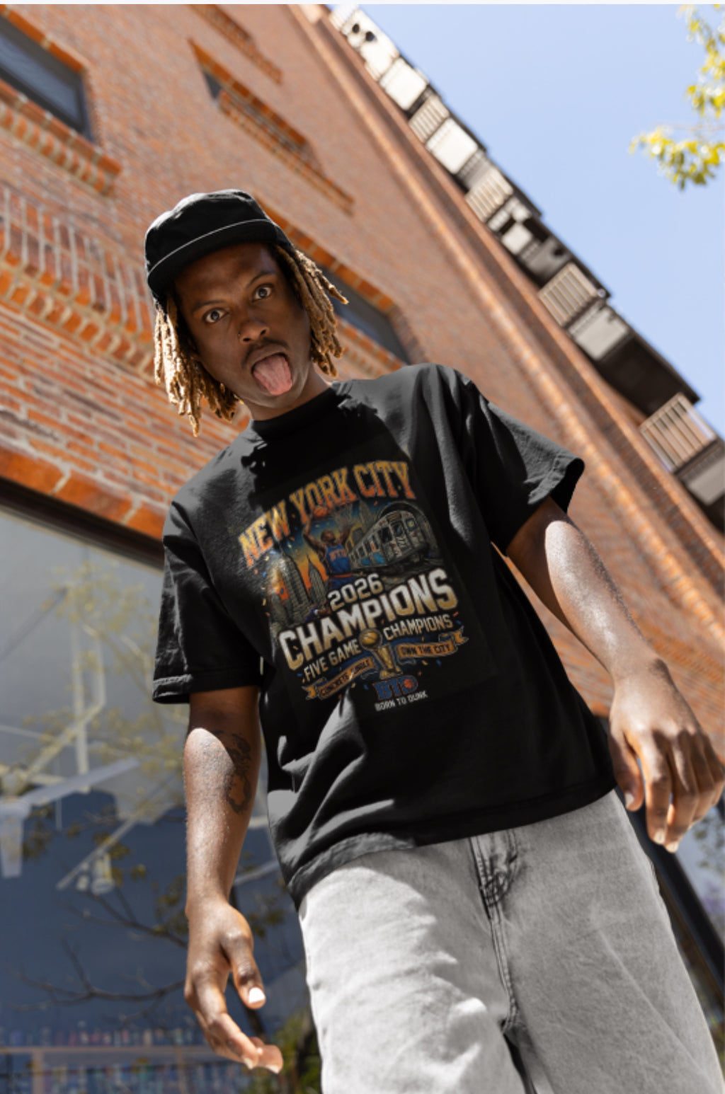 NYC "Five-Game" Championship Heavyweight Tee